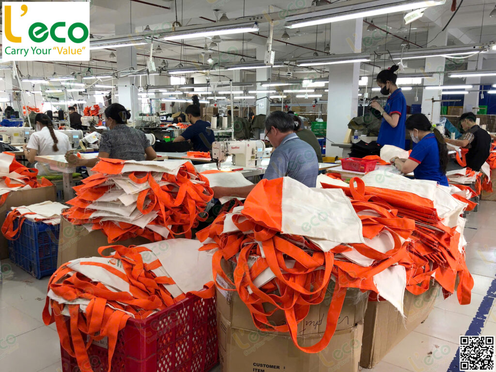 Canvas bag factory