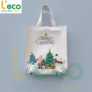 Christmas canvas bags