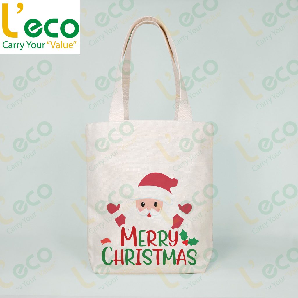 Christmas canvas bags