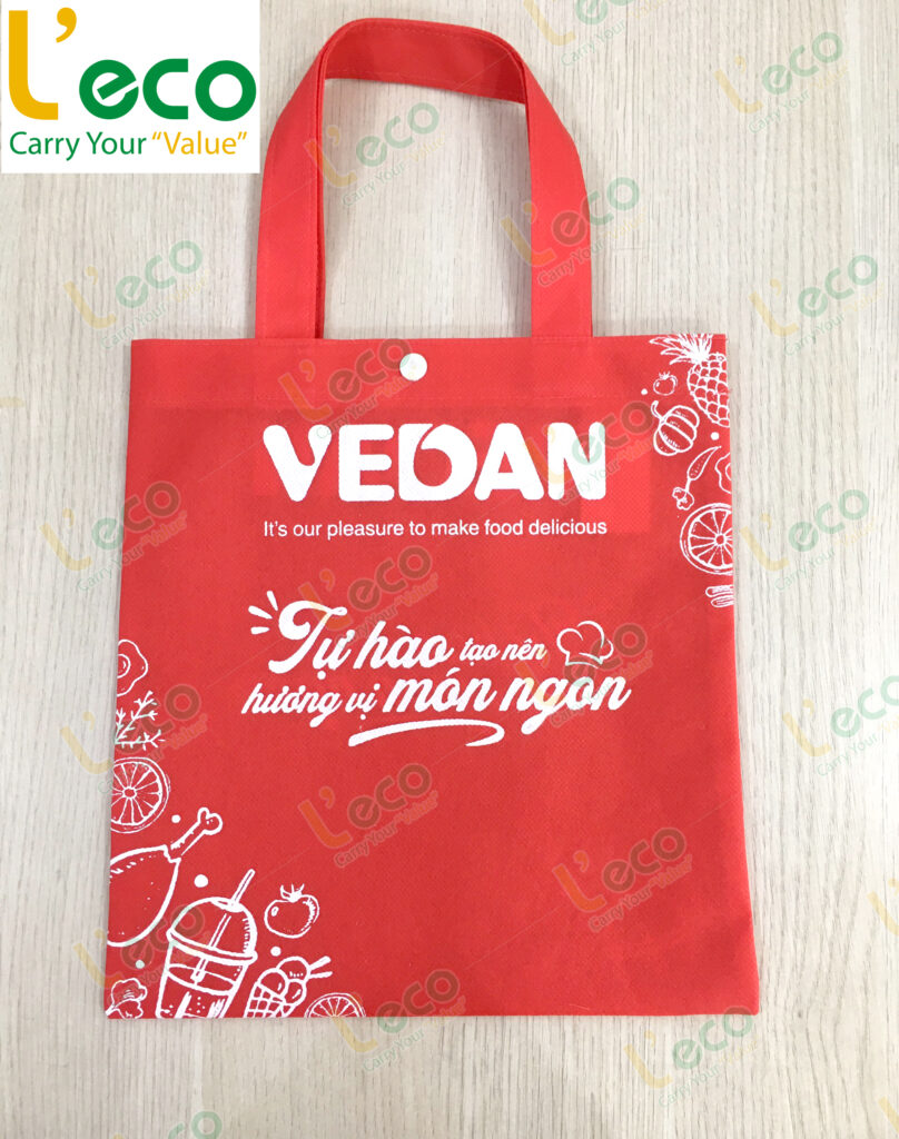 Flat non-woven bag