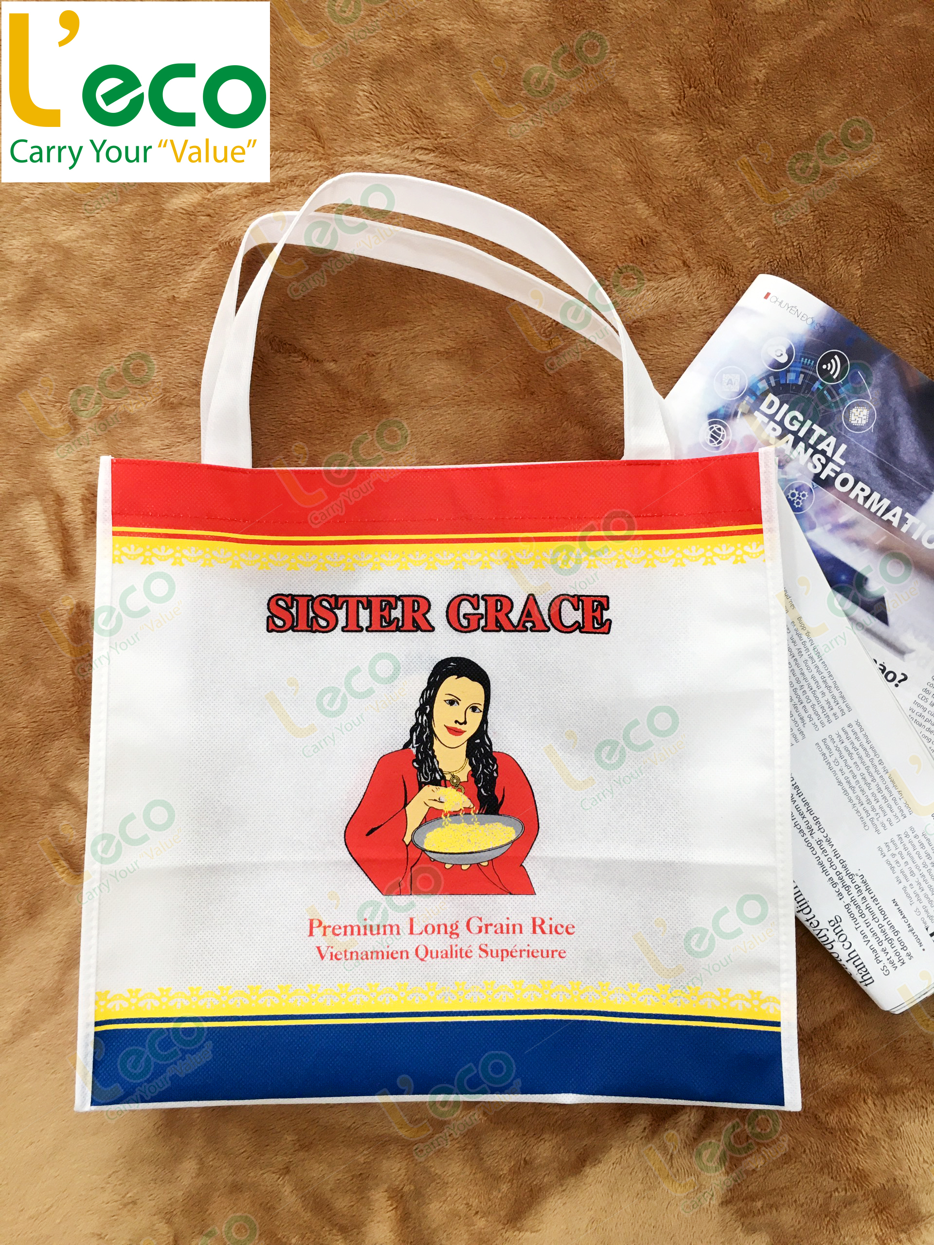 logo printed non woven bag