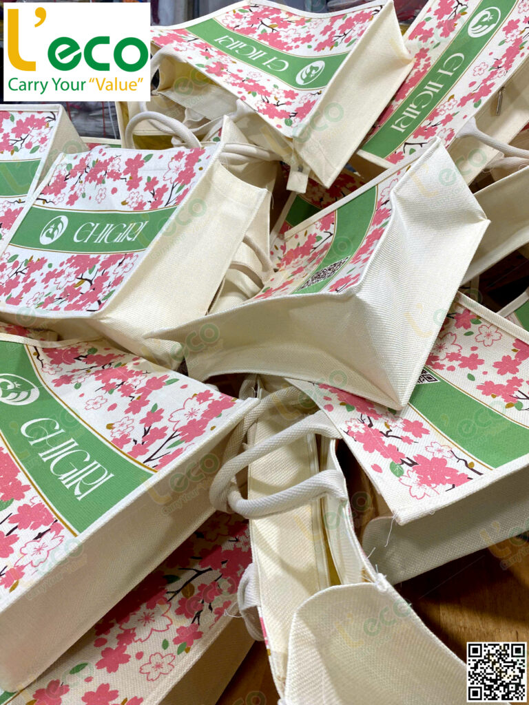 Linen jute bag factory
