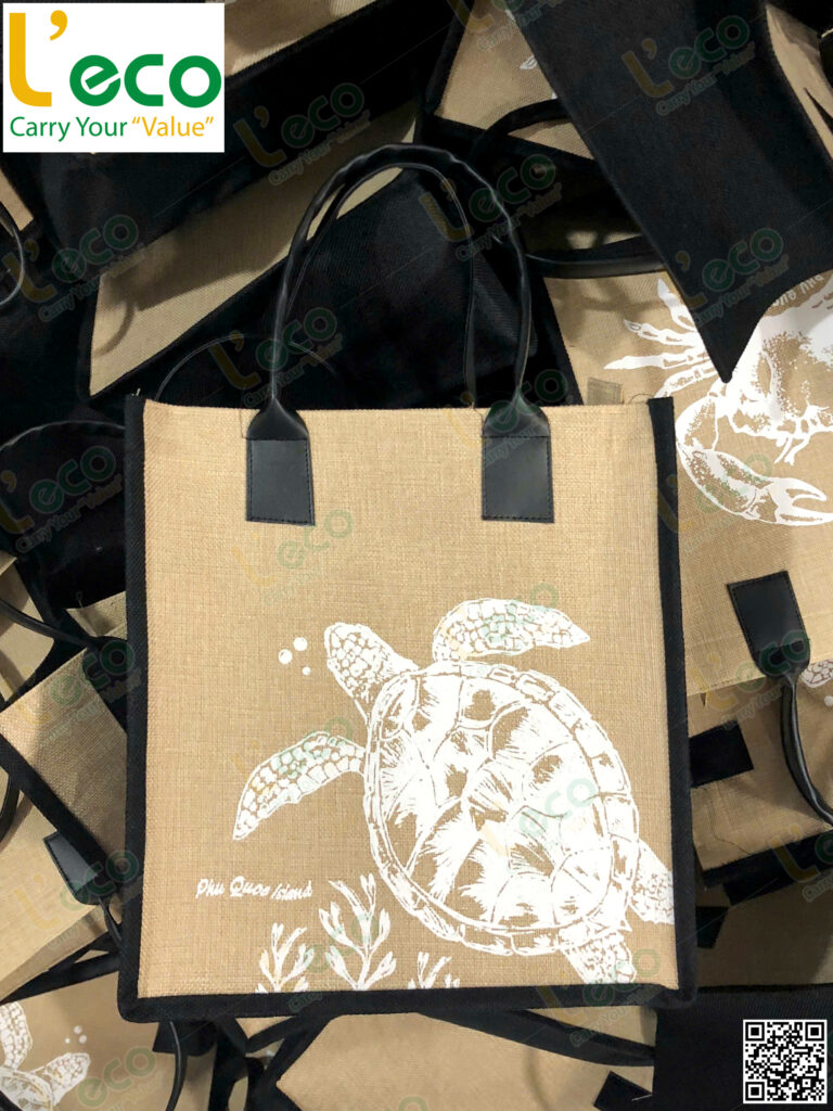 Linen Jute Fabric Bag