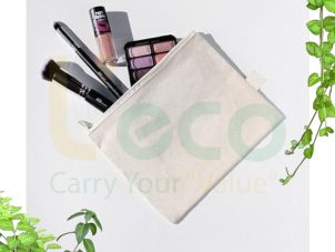 FROM CANVAS MAKE A COSMETIC BAG