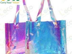 Beautiful and fashionable transparent 7 color PVC bag, classy design