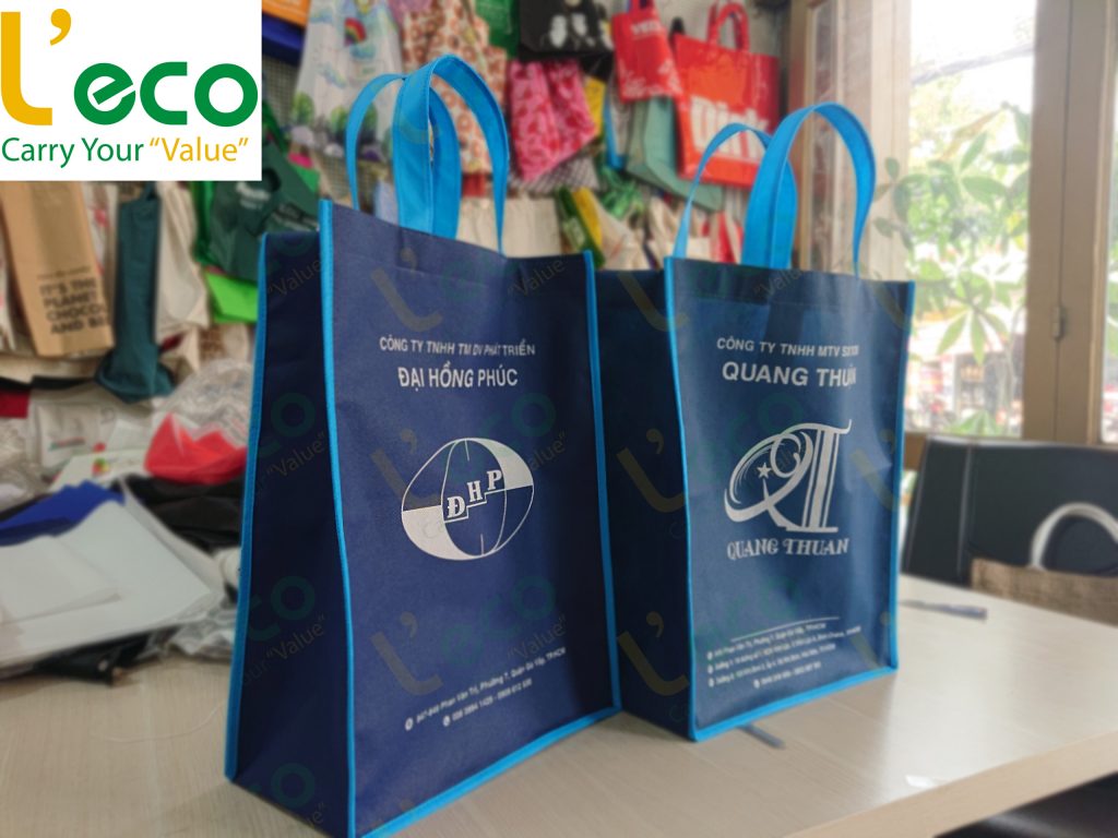 fabric bag sewing factory with logo printed