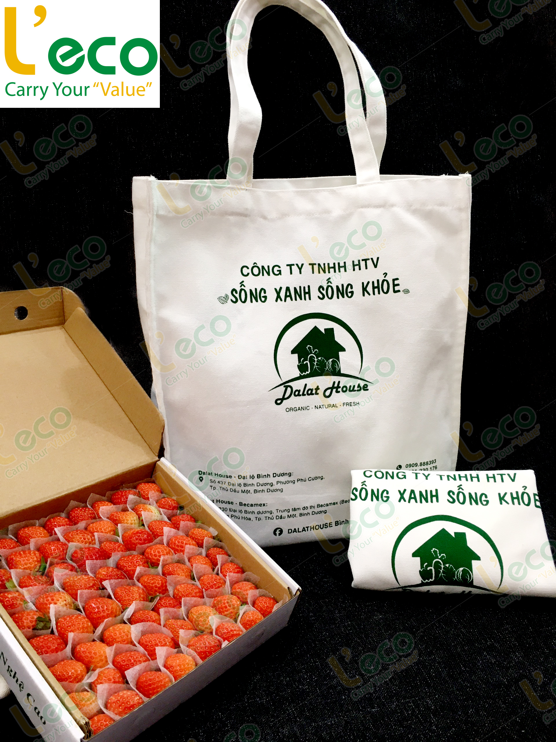 Environmental protection canvas bag mobile promotional gifts