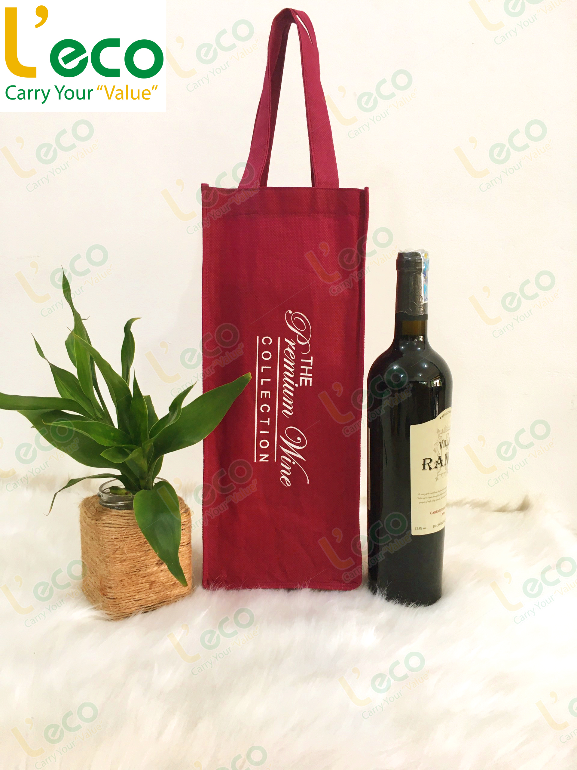Non-woven wine bags increase product value