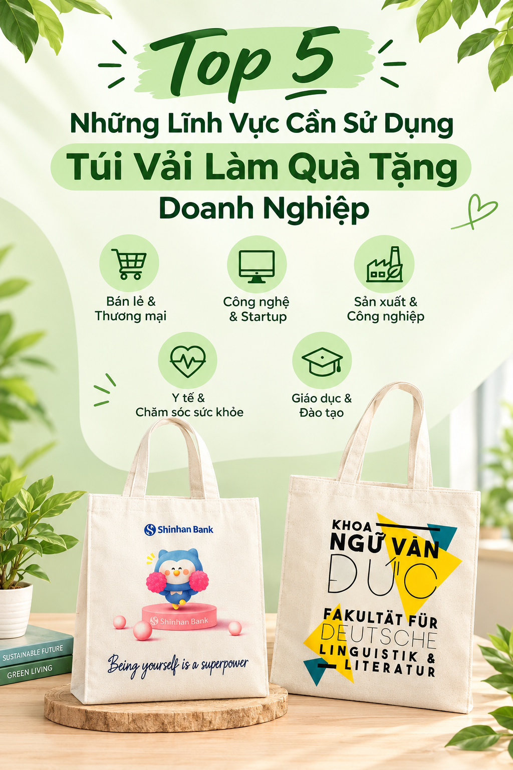 Top 5 Industries That Should Use Promotional Cloth Bags as Corporate Gifts